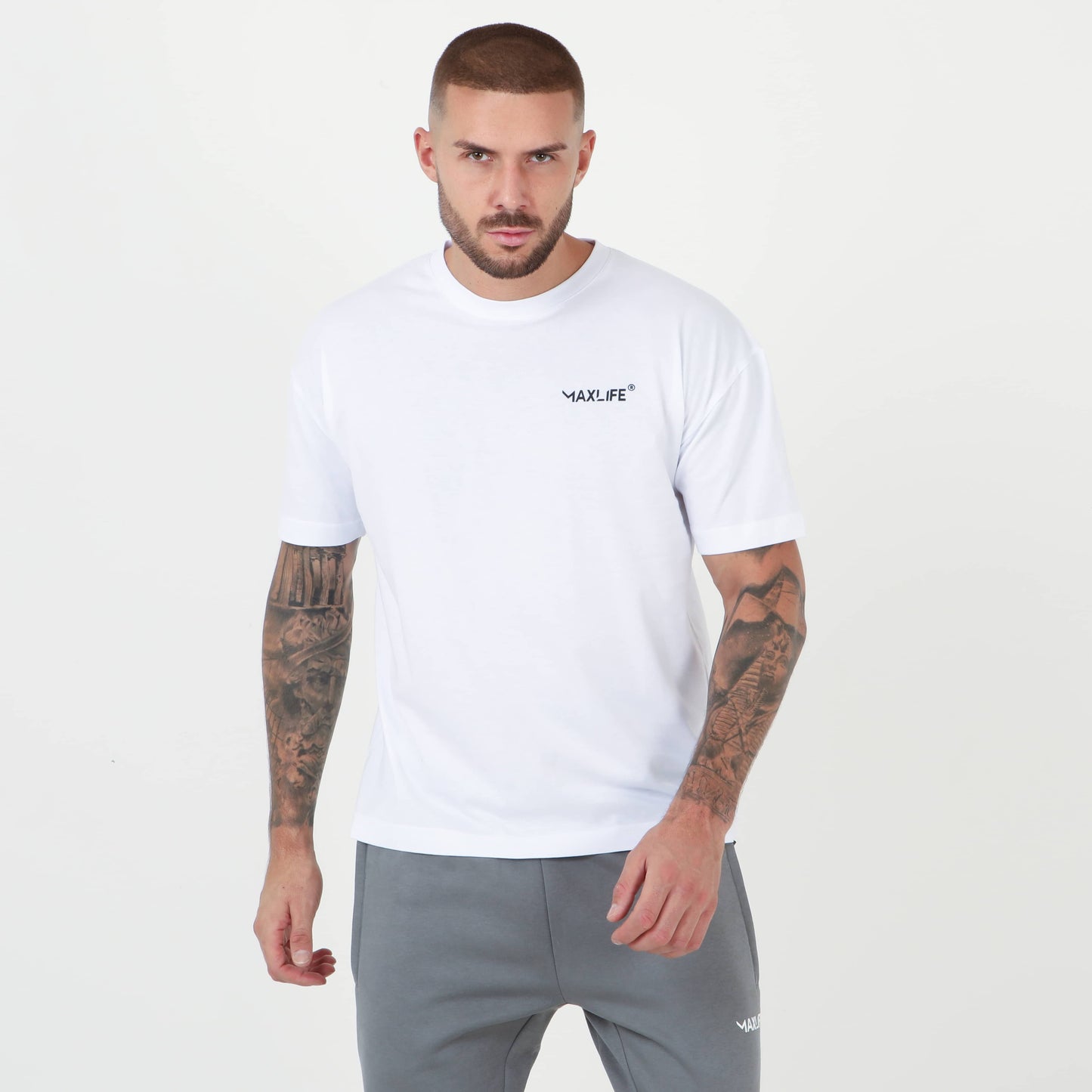 MAXLIFE ESSENTIALS WHITE T-SHIRT – MaxLife®